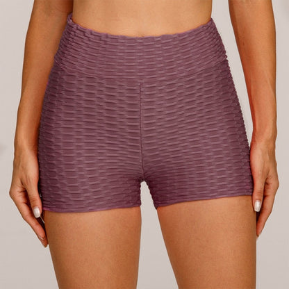 Pantalones cortos deportivos para mujer, ropa de Yoga, gimnasio, cintura alta, Push Up, pantalones cortos para mujer, mallas deportivas sin costuras, ropa deportiva ajustada para realzar la cadera