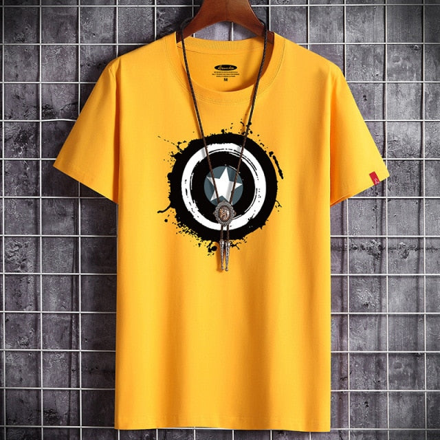 2021 Newest T Shirt for Men Clothing Anime Fitness White O Neck Man T-shirt For Male Oversized S-6XL New Men T-shirts Goth Punk - The Styky Shack