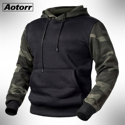 Sudaderas con capucha verde militar / camuflaje