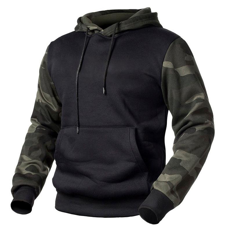 Sudaderas con capucha verde militar / camuflaje